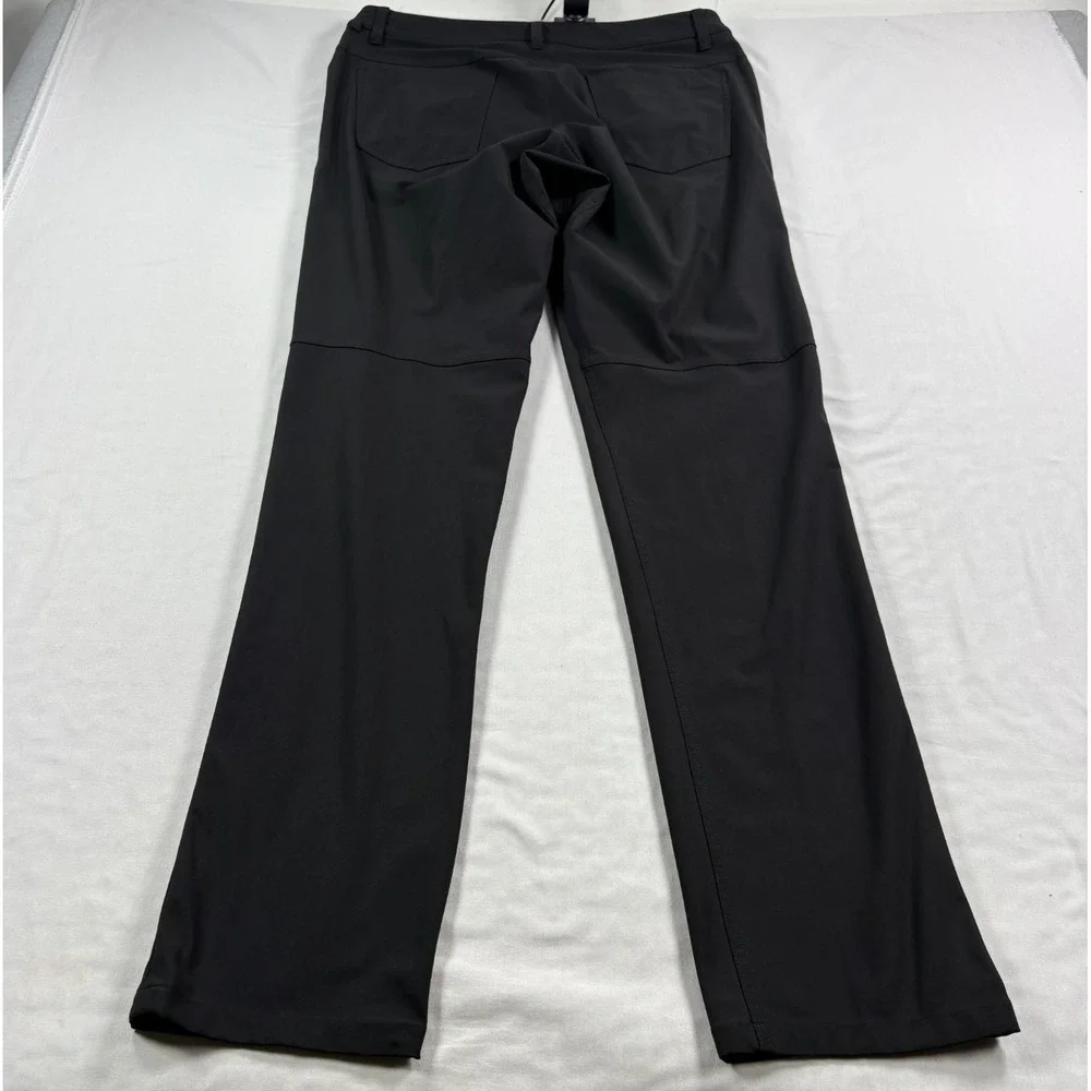 Lululemon ABC Pants Mens 33x35 Black Chino Classic Fit Tech Stretch Golf